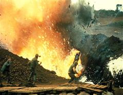 American Ammo dump hit by Vietcong