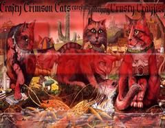 Crafty Crimson Cats Carefully Catching Crusty Crayfish