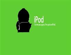 Eric Cartman's got a iPod