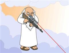 God with a sniper